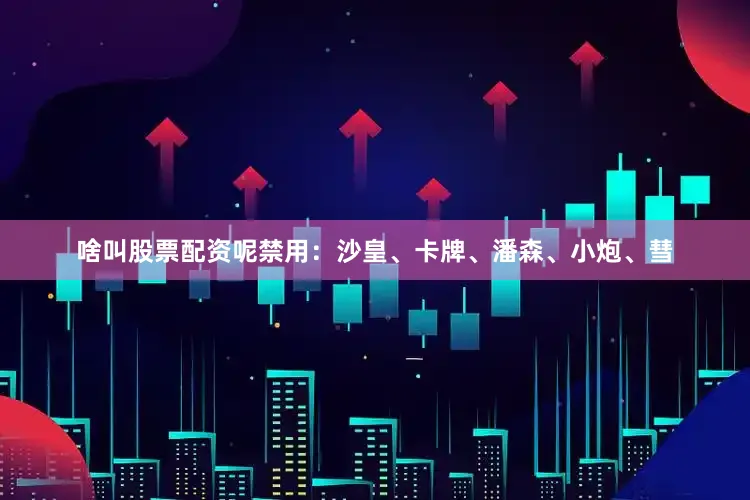 啥叫股票配资呢禁用：沙皇、卡牌、潘森、小炮、彗